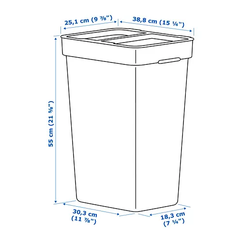 HÅLLBAR Measurement Illustration