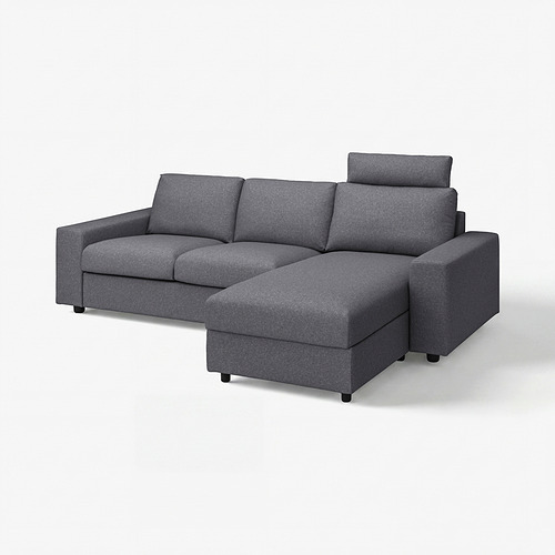 VIMLE 3-seat sofa with chaise longue