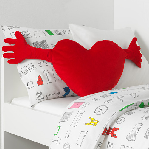 FAMNIG HJÄRTA bantal kursi