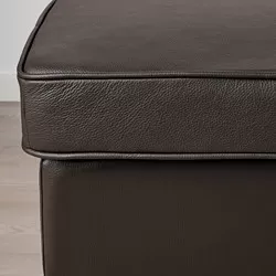 STRANDMON - Bangku kaki, Grann/Bomstad cokelat tua