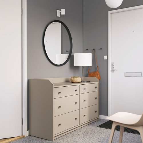HAUGA chest of 6 drawers