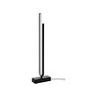 PILSKOTT - LED floor lamp, smart black
