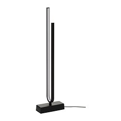 PILSKOTT - LED floor lamp, smart black