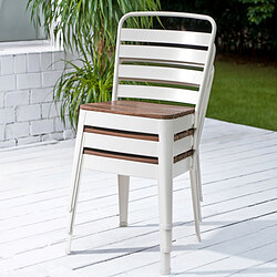NORRMANSÖ - Chair, outdoor, in/outdoor beige/acacia