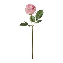 SMYCKA - Artificial flower, in/outdoor/Rose pink, 40 cm