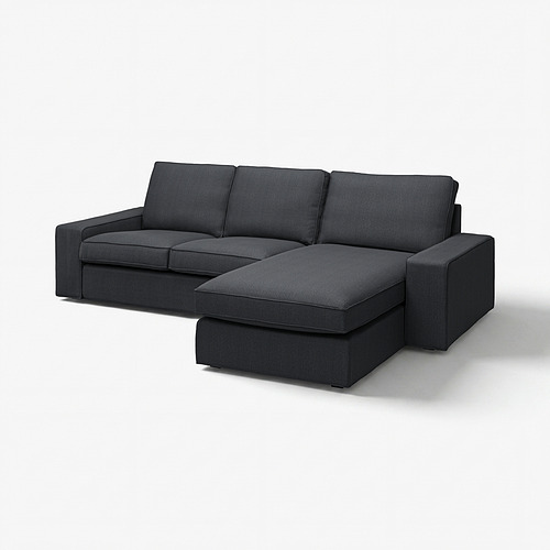 KIVIK 3-seat sofa with chaise longue