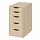 ALEX/LAGKAPTEN - meja, putih/efek kayu oak diwarnai putih, 140x60 cm | IKEA Indonesia - PE813764_S1