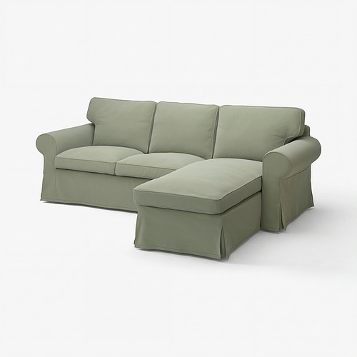 EKTORP 3-seat sofa with chaise longue