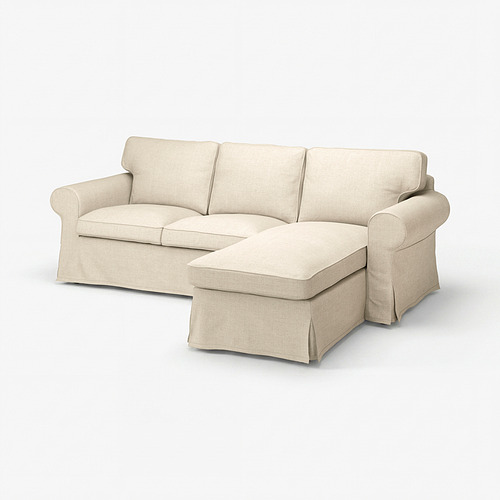 EKTORP cover f 3-seat sofa w chaise longue