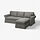 EKTORP cover f 3-seat sofa w chaise longue