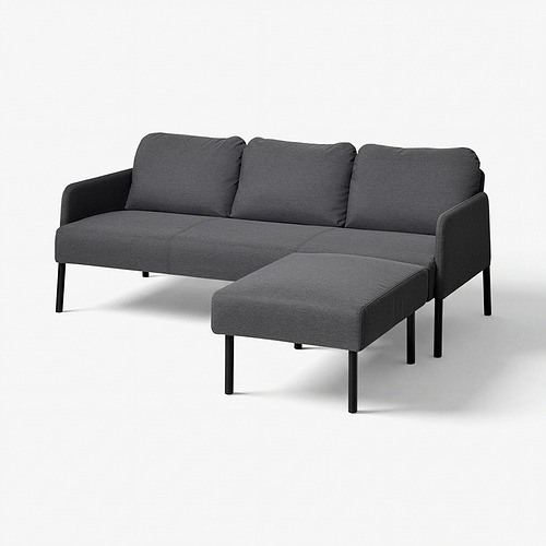 GLOSTAD 3-seat sofa with chaise longue
