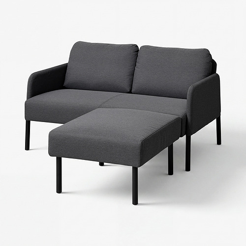 GLOSTAD 2-seat sofa with chaise longue