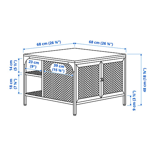 FJÄLLBO Measurement Illustration