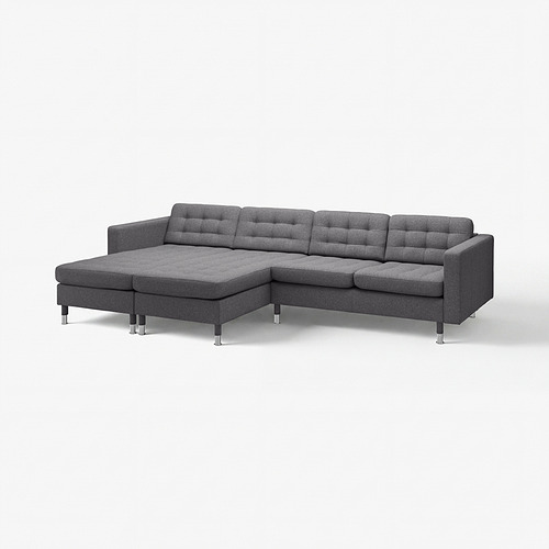 LANDSKRONA sofa 4 dudukan dg chaise longue