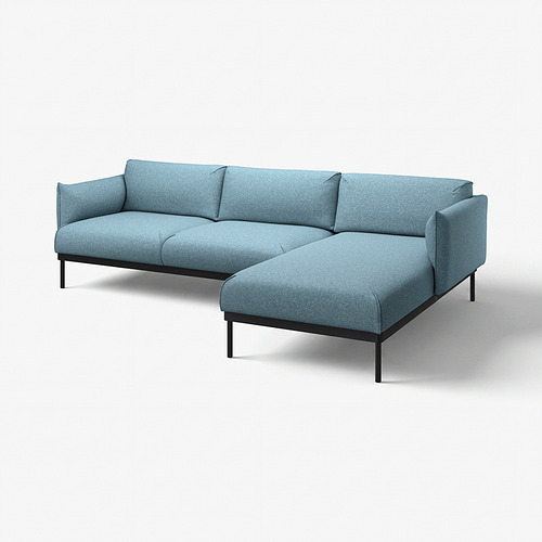 ÄPPLARYD sofa 3 dudukan dengan chaise longue