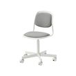 ÖRFJÄLL - Children's desk chair, white/Vissle light grey