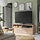 KALLAX - kombinasi penyimpanan TV, efek kayu oak diwarnai putih, 147x39x60 cm | IKEA Indonesia - PE931117_S1