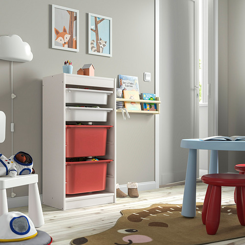 TROFAST storage combination with boxes