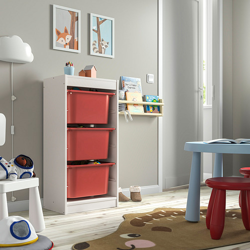 TROFAST storage combination with boxes