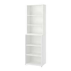 LASTARE - Shelving combination, white, 60x42x200 cm