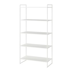 JONAXEL - Unit rak , putih, 80x38x160 cm