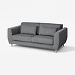 SLATORP - sofa 2 dudukan, Hakebo abu-abu tua | IKEA Indonesia - E1033707_S2