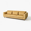 SLATORP - 3-seat sofa, Hakebo yellow-brown | IKEA Indonesia - E1033708_S2