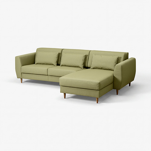 SLATORP sofa 3 dudukan dengan chaise longue