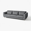 SLATORP - 3-seat sofa, Hakebo dark grey | IKEA Indonesia - E1033711_S2
