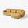 SLATORP 3-seat sofa with chaise longue