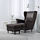 STRANDMON - footstool, Grann/Bomstad dark brown | IKEA Indonesia - PE758845_S1