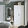PAX/GRIMO - lemari pakaian, putih/putih, 100x60x201 cm | IKEA Indonesia - PE895673_S1