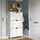 STÄLL - shoe cabinet with 3 compartments, white, 79x29x148 cm | IKEA Indonesia - PE895706_S1