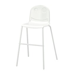 VILDGÅS - Junior chair, white/white