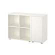 EKET - Cabinet combination with feet, white, 105x35x72 cm
