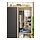 GLAMBERGET - kayu pinus/hitam, 117x63x150 cm | IKEA Indonesia - PH200644_S1