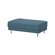 UPPÅKRA - Footstool, Axvall dark grey-blue