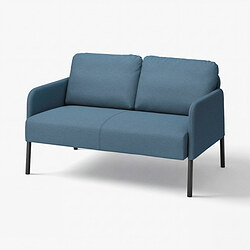 GLOSTAD - 2-seat sofa, Knisa medium blue