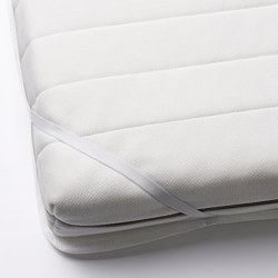 LENAST - Waterproof mattress protector, white, 70x160 cm