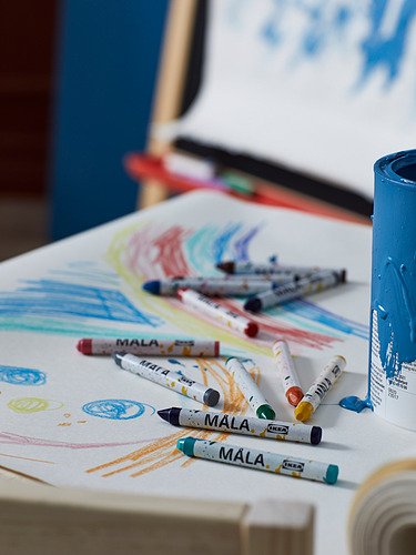 MÅLA crayon lilin