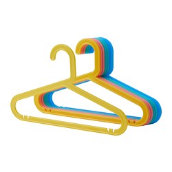 BAGIS - Children's coat-hanger, mixed colours