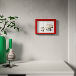 RÖDALM - Frame, red, 13x18 cm