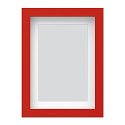 RÖDALM - Frame, red, 13x18 cm