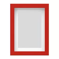 RÖDALM - Bingkai, merah, 13x18 cm
