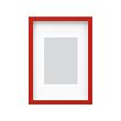 RÖDALM - Bingkai, merah, 21x30 cm