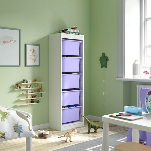 TROFAST storage combination with boxes