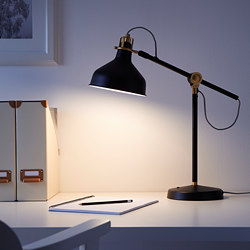 RANARP - Work lamp, black