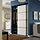 MEHAMN/SKYTTA - sliding door combination, black/double sided white, 152x205 cm | IKEA Indonesia - PE895794_S1