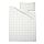 BREDVECKLARE - duvet cover and pillowcase, white blue/check, 150x200/50x80 cm | IKEA Indonesia - PE931234_S1