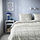 BREDVECKLARE - duvet cover and 2 pillowcases, white blue/check, 200x200/50x80 cm | IKEA Indonesia - PE931246_S1